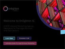 Tablet Screenshot of enlighten-ic.com